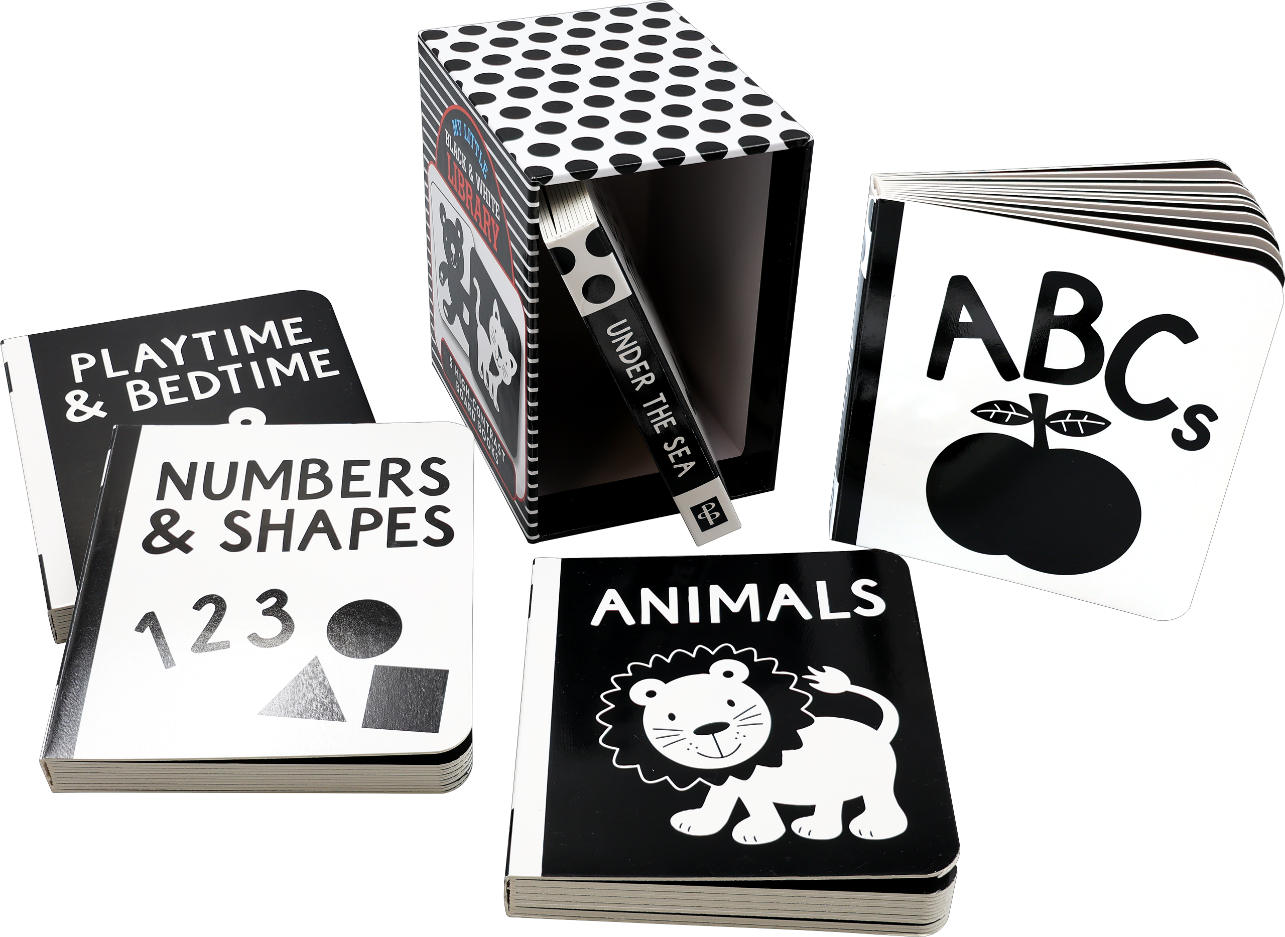 My Little Black and White Board Book Library
