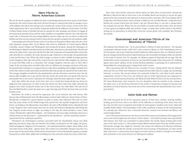 Heroes & Heroines Short Stories