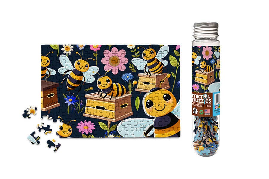 Honey Bees Country friends MicroPuzzle