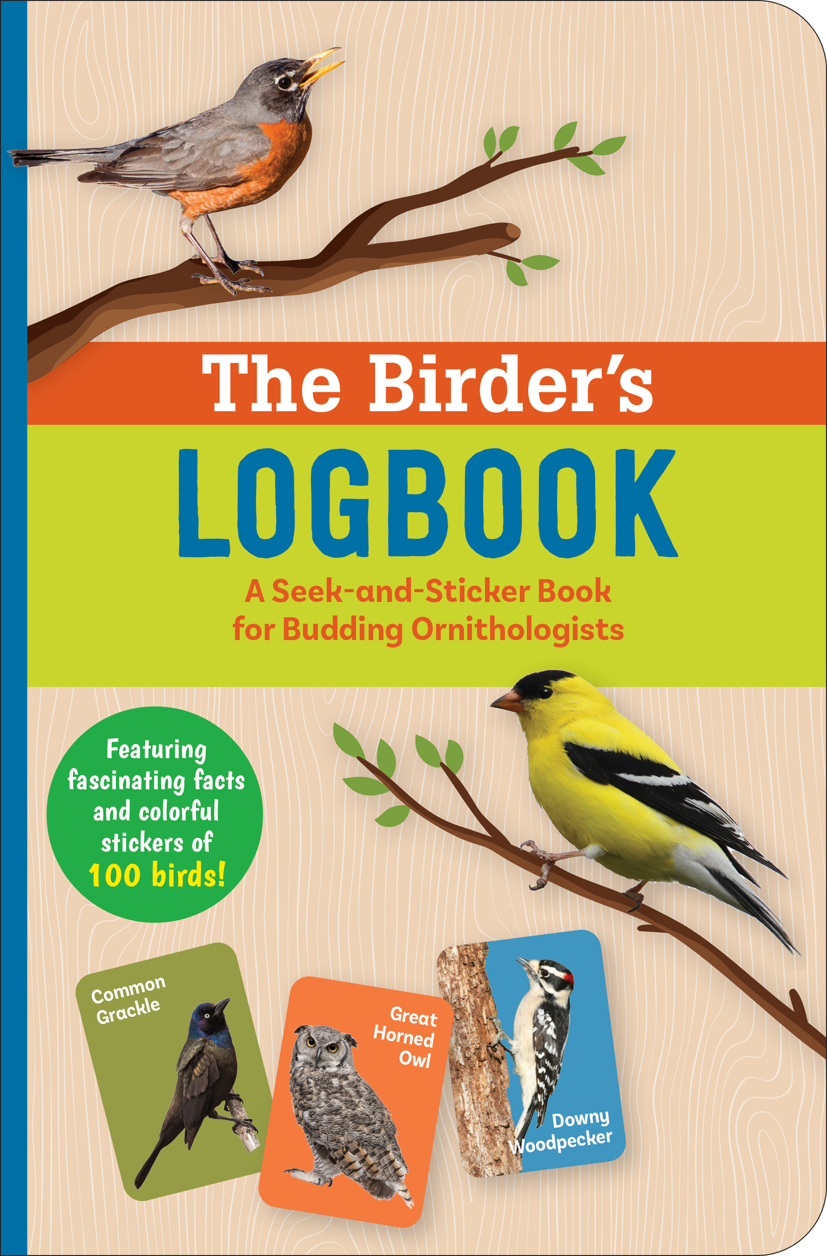 The Birder's Logbook: A Seek-and-Sticker Book for Budding Ornithologists