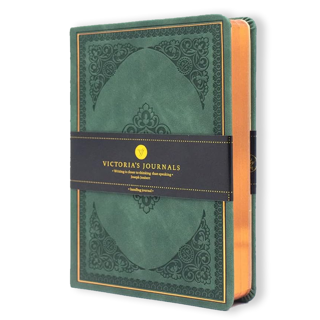Renaissance Faire Diary Journal Vegan Leather (Dark Moss)