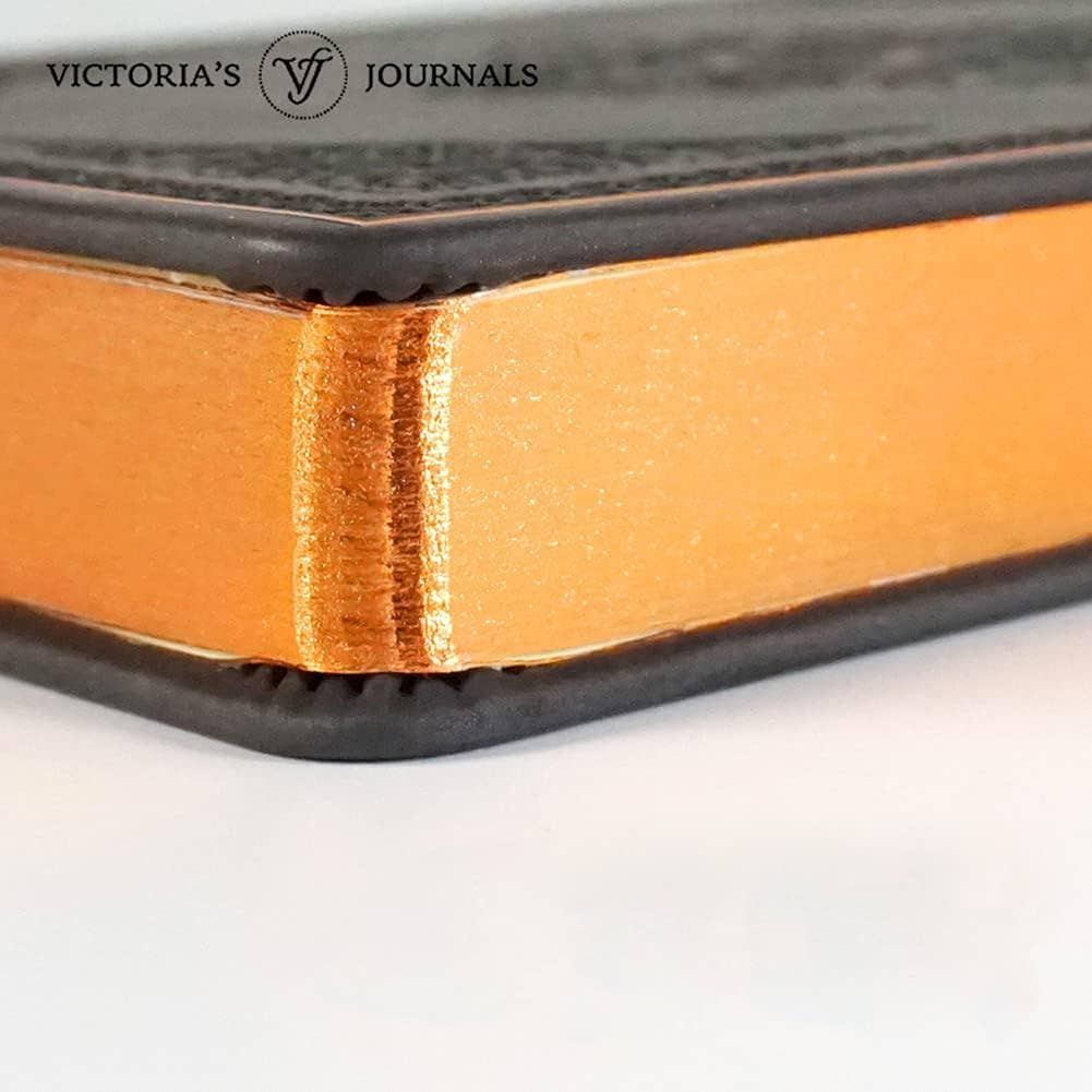 Vintage Classic Style Diary Notebook Vegan Leather (Black)