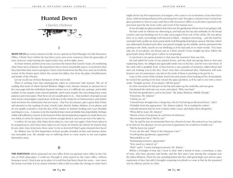 Crime & Mystery Short Stories