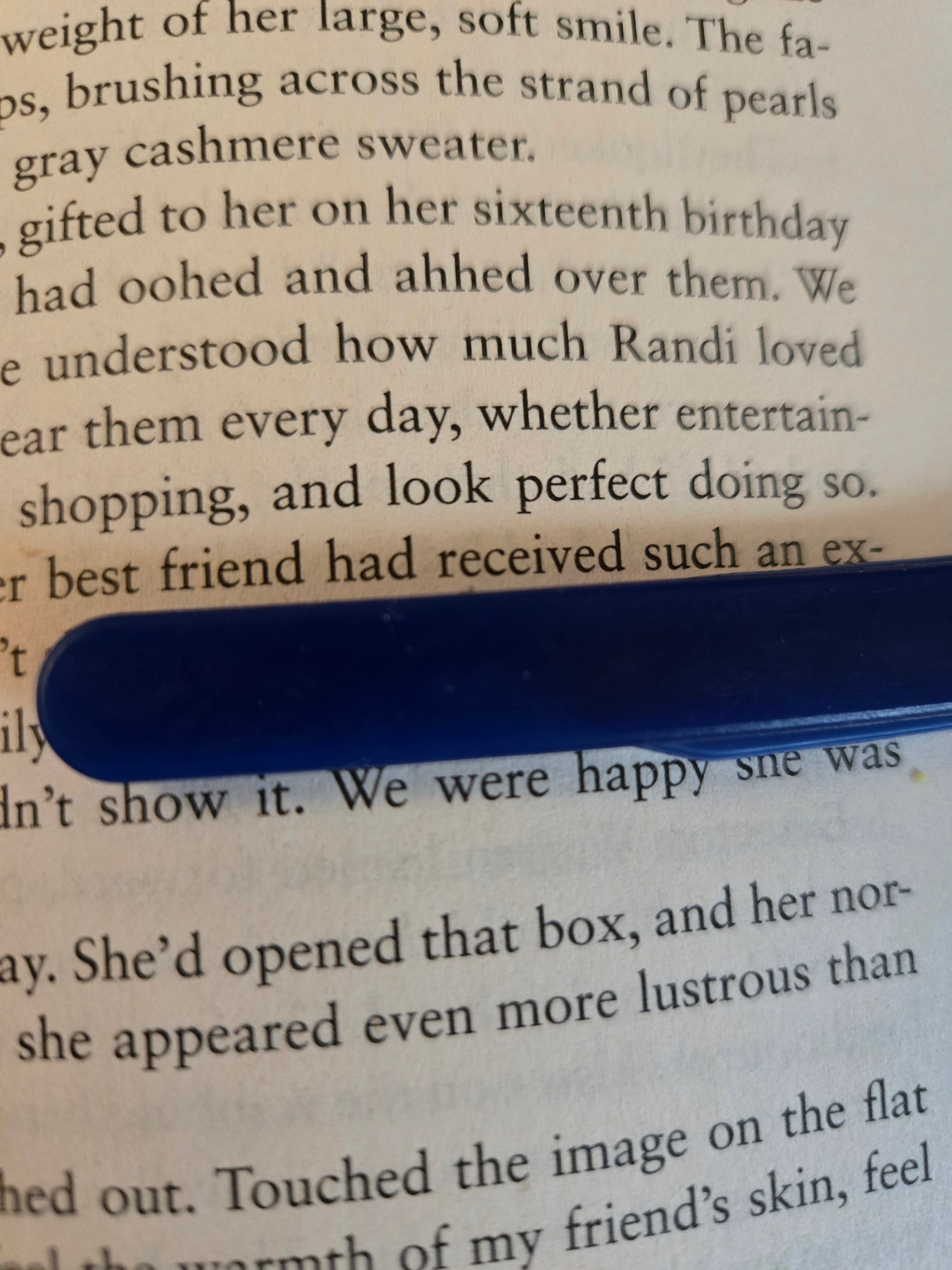 Remember Your Line Bookmark-Blue