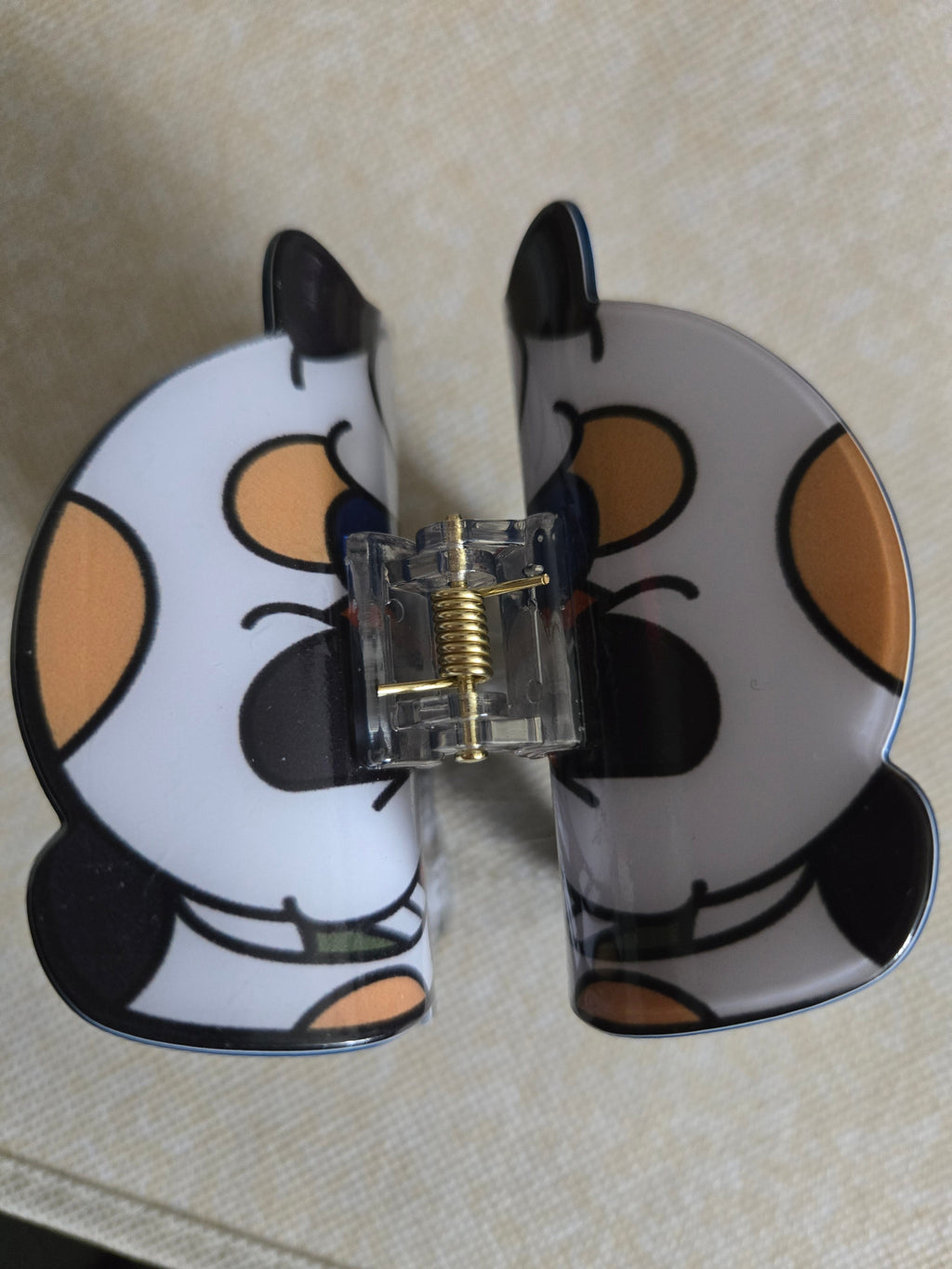 Cat & Book Claw Clip