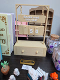 Hanging book counter