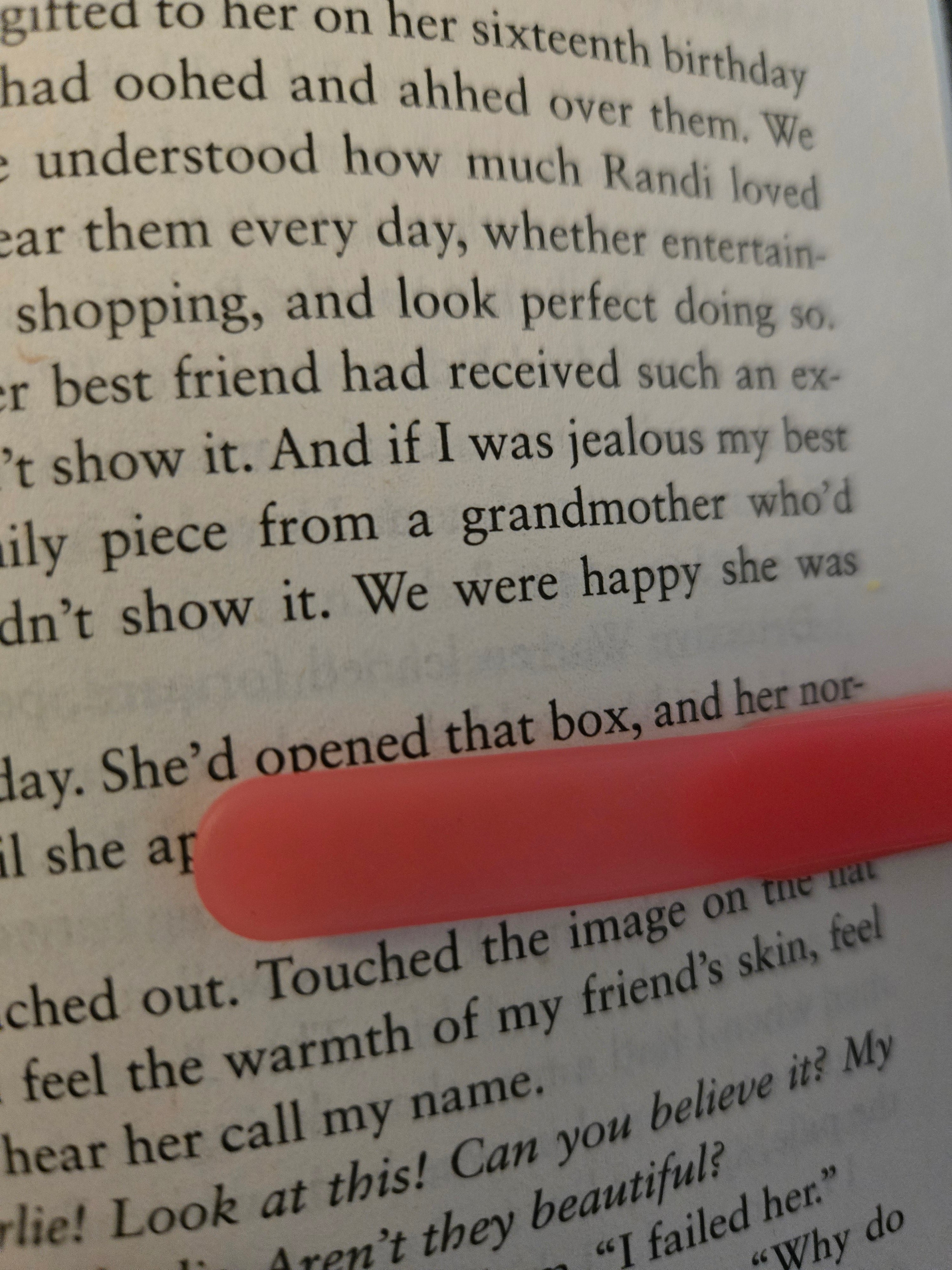 Remember Your Line Bookmark- Pink