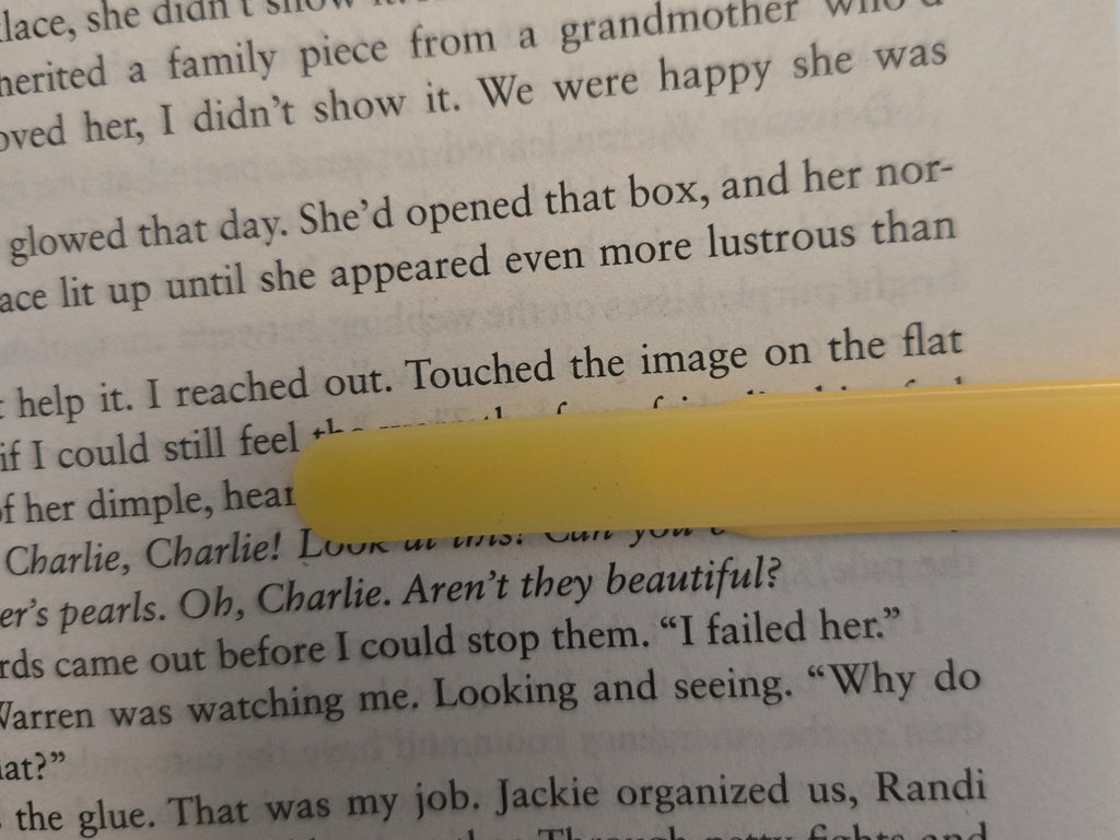 Remember Your Line Bookmark- Yellow