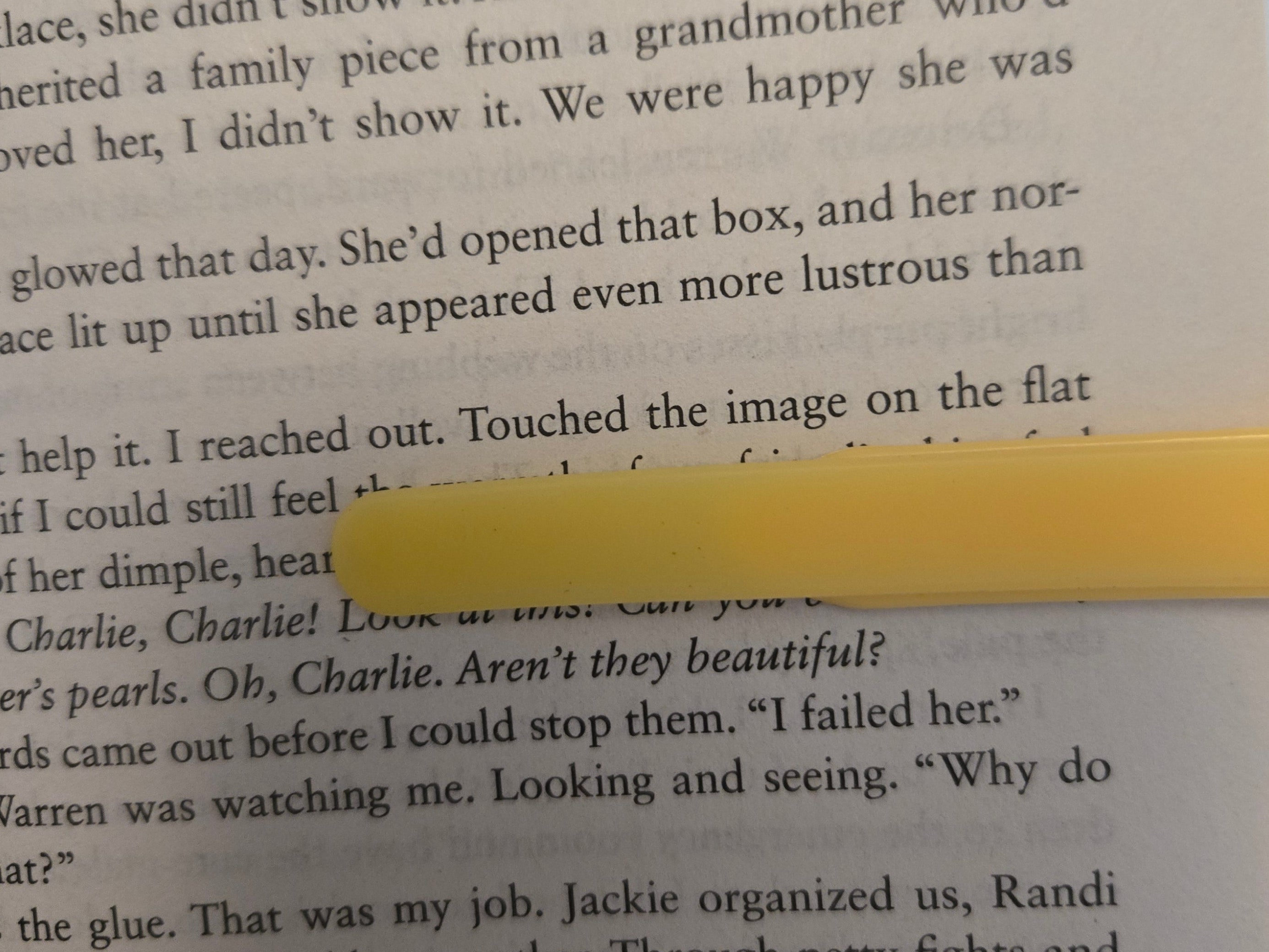 Remember Your Line Bookmark- Yellow