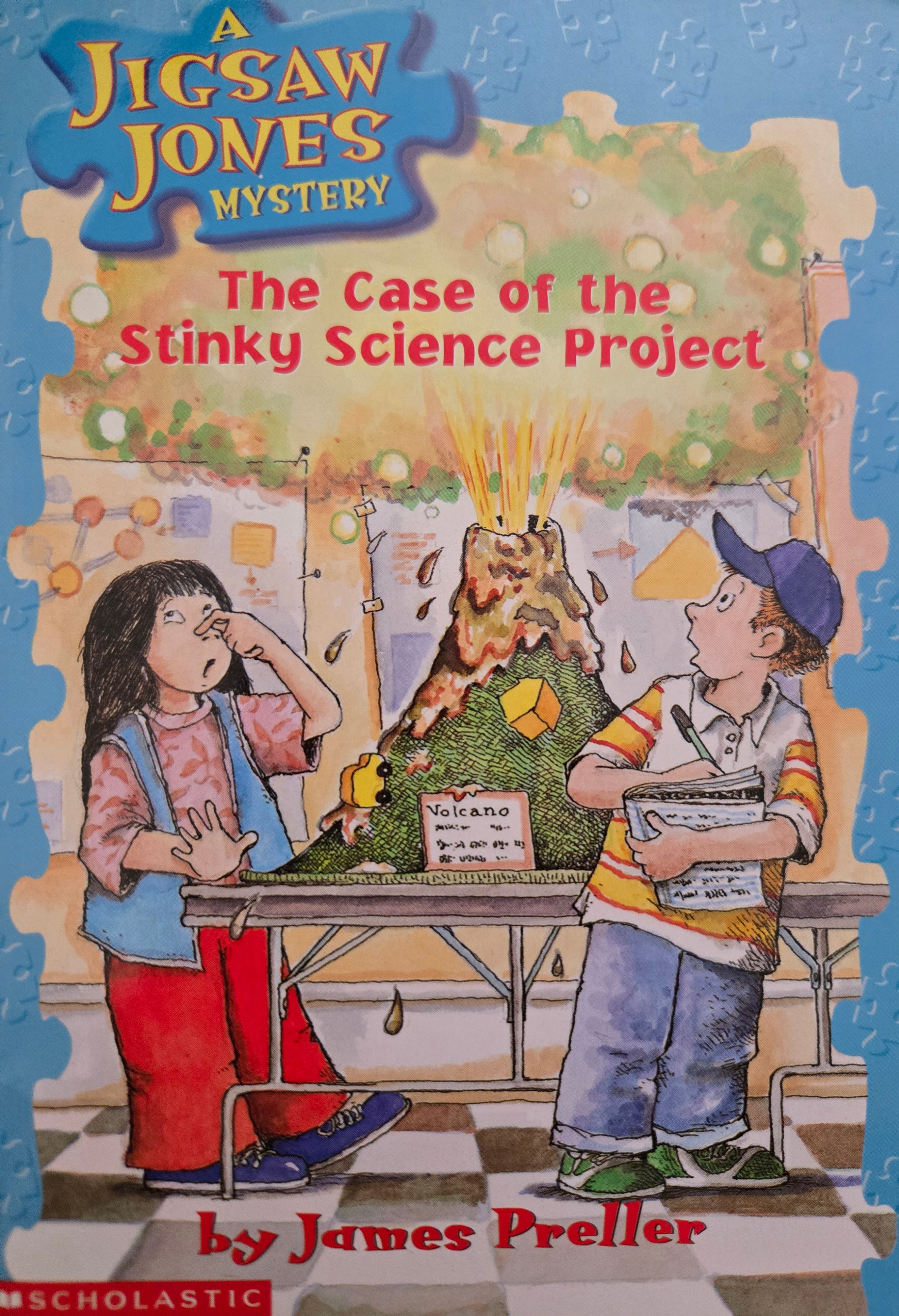 A Jigsaw Jones Mystery- The case of the Stinky Science Project, James Preller