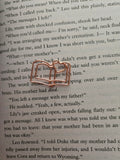 Rose Book Paper Clip Bookmark