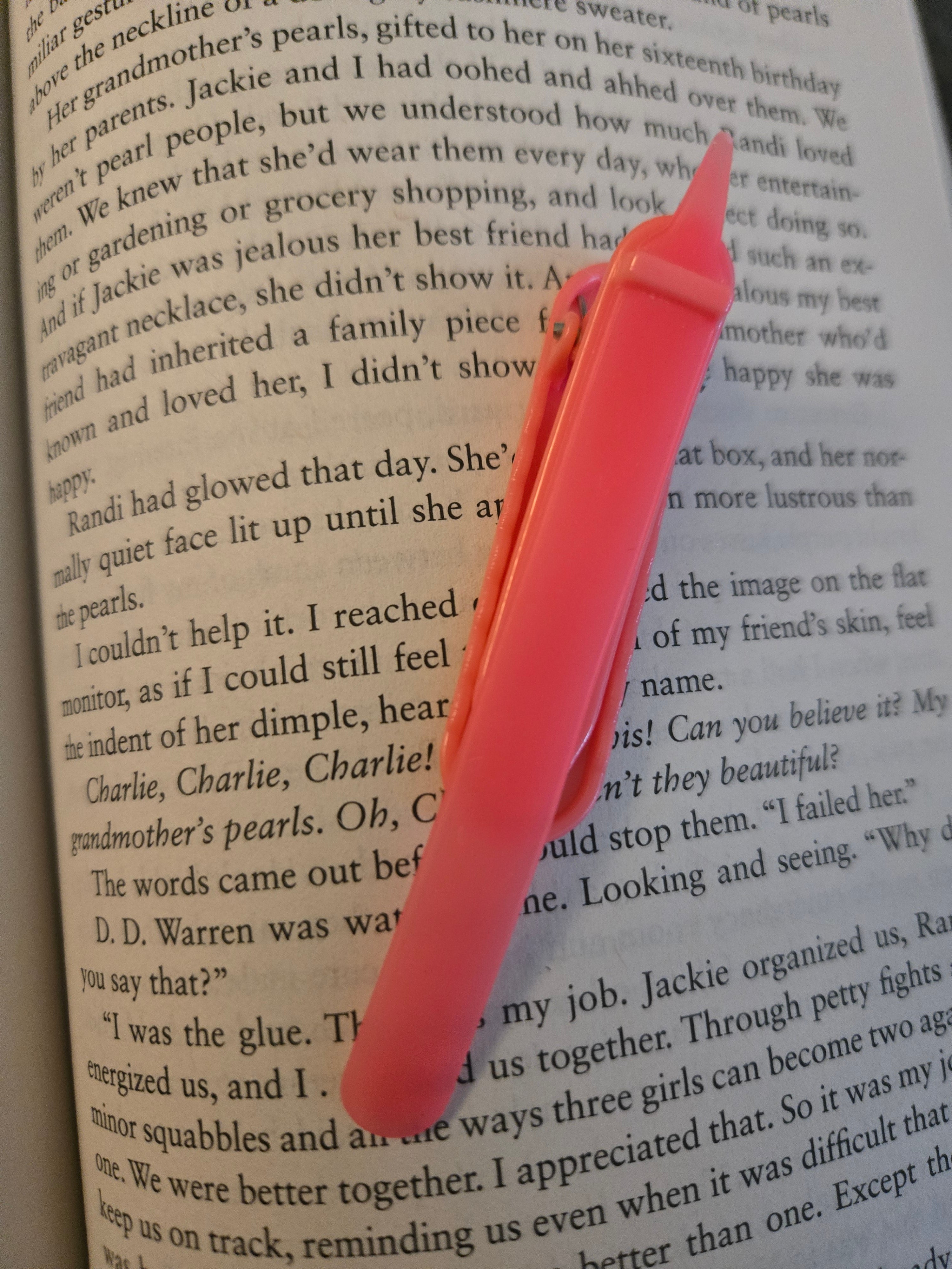 Remember Your Line Bookmark- Pink